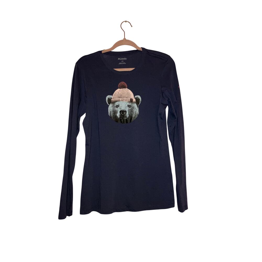 Columbia Bear Long Sleeve Top Size Large